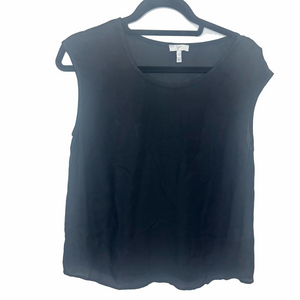 Joie Black Print Top Size Small